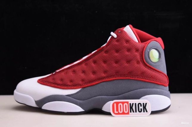 Bmlin Shoes Flint Red Jordan 414571-600 Gym Air Retro 13 Grey 0804